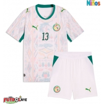 Camiseta Senegal Iliman Ndiaye #13 Primera Equipación para niños Mundial 2026 manga corta (+ pantalones cortos)